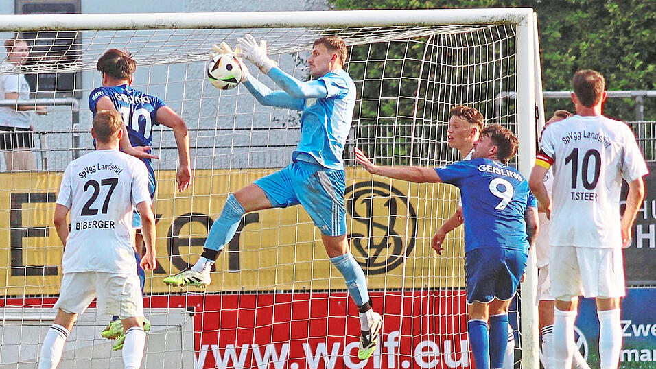 Alles im Griff: SVL-Keeper Daniel Mühl (am Ball) ist der sichere Rückhalt der Landshuter Defensive - und wird auch gegen Heimstetten wieder ein wichtiger Faktor für einen Dreier und das Weiterkommen im Pokal. Alles im Griff: SVL-Keeper Daniel Mühl (am Ball) ist der sichere Rückhalt der Landshuter Defensive - und wird auch gegen Heimstetten wieder ein wichtiger Faktor für einen Dreier und das Weiterkommen im Pokal.