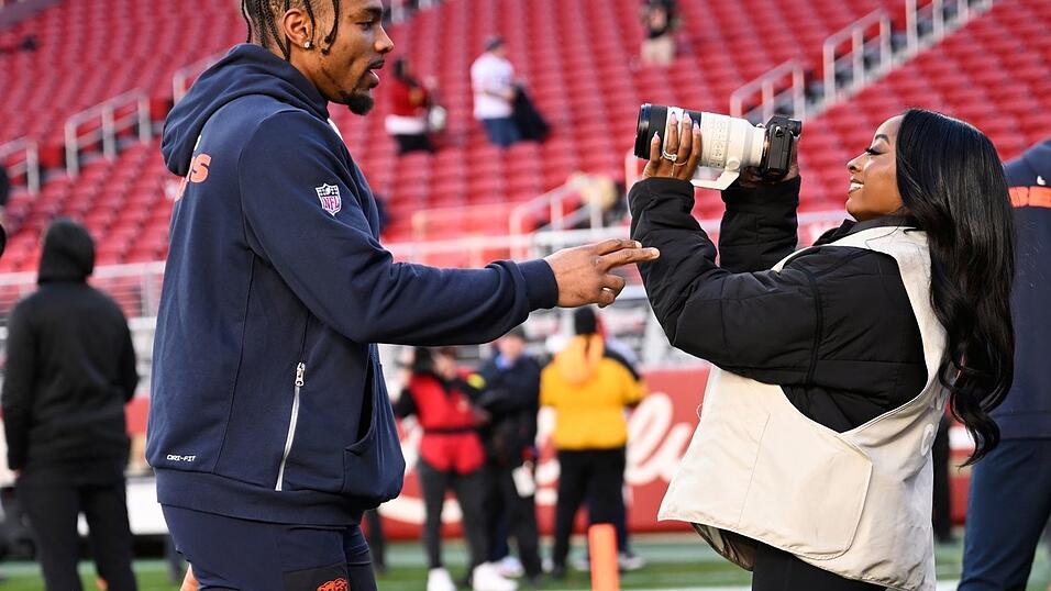 Simone Biles' Ehemann Jonathan Owens war zum Zeitpunkt des Notfalls beim Training seines Teams. (Archivbild) Simone Biles' Ehemann Jonathan Owens war zum Zeitpunkt des Notfalls beim Training seines Teams. (Archivbild)