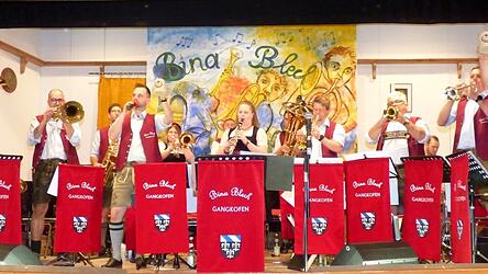 Organisierte das siebte Starkbierfest: Die Blaskapelle 'BinaBlech'.