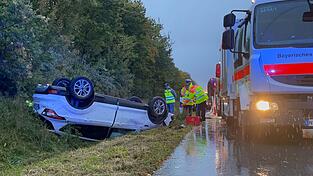 Unfallstelle auf der A3 bei Parsberg. Hier kamen eine Mutter und ihr Baby ums Leben.