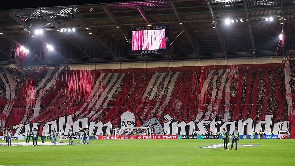 Tolle Atmosph&auml;re bei Freiburgs erstem Europapokal-Viertelfinale.