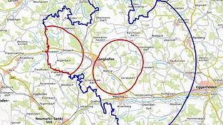 Rund um den betroffenen Betrieb wurde eine Schutzzone eingerichtet.