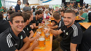 Beste Stimmung herrschte am Samstag im Festzelt.