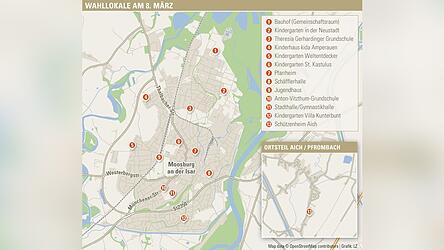 Am Wahlsonntag haben 13 Wahllokale in Moosburg ge&ouml;ffnet.
