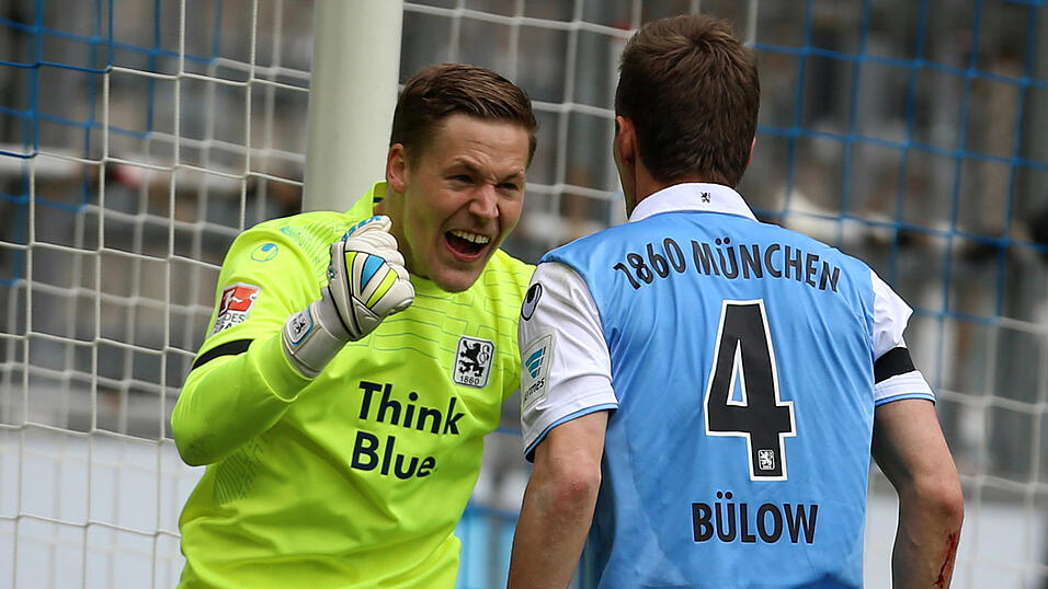 Vitus Eicher erhielt im ersten Spiel unter dem neuen Trainer Torsten Fröhling seine Chance im 'Löwen'-Tor. (Foto: sampics/Augenklick)