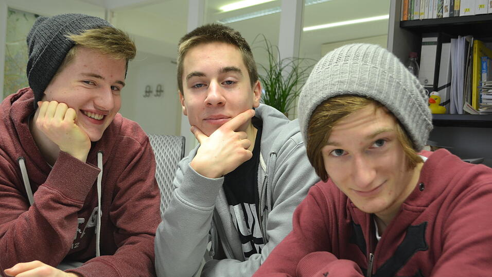 Florian, Michael und Sebastian (von links) - das sind LA Iditots. (Fotos: Kirchensteiner)