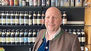 Br&auml;u Michael Sturm ist es anzusehen, dass ganz viel Wehmut mitschwingt beim letzten Fest der Brauerei Krieger in Eigenregie.