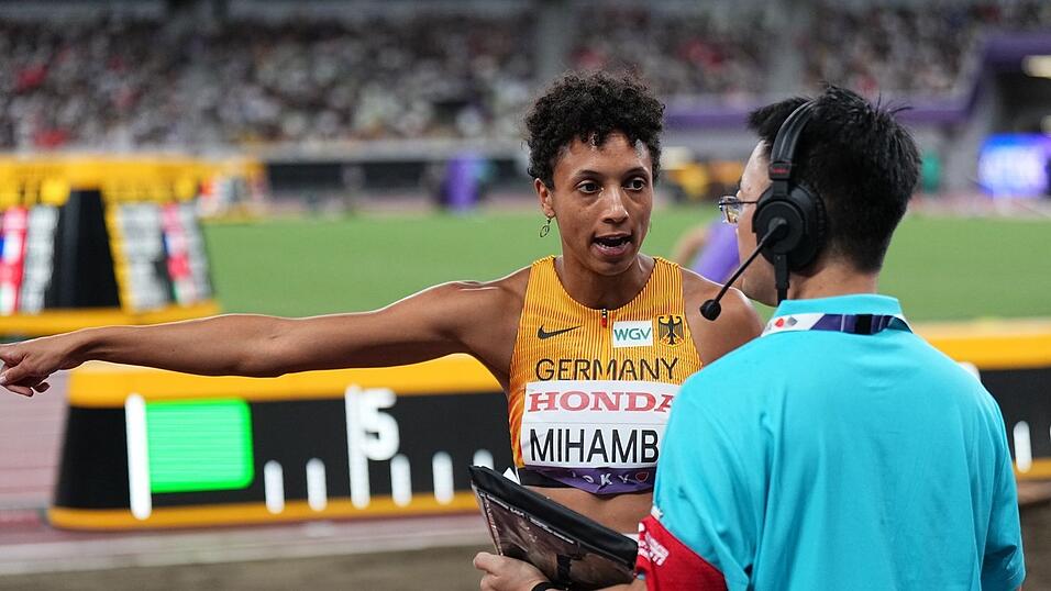 Hatte Gesprächsbedarf: Malaika Mihambo.