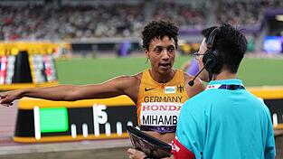 Hatte Gesprächsbedarf: Malaika Mihambo.