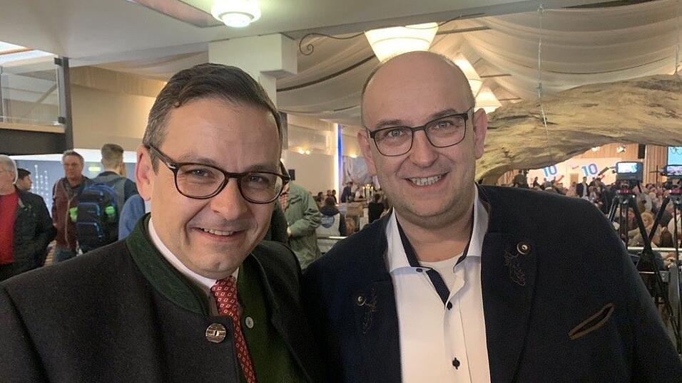 Gerald Grosz (l.) und Stephan Protschka sind die Redner bei der AfD.