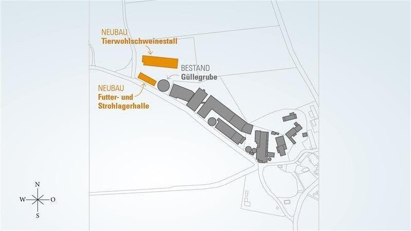 In Walpersdorf soll eine neuer Schweinestall gebaut werden.
