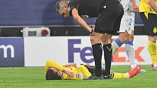 Konstantinos Karetsas musste beim Champions-League-Auftakt verletzt ausgewechselt werden. Konstantinos Karetsas musste beim Champions-League-Auftakt verletzt ausgewechselt werden.