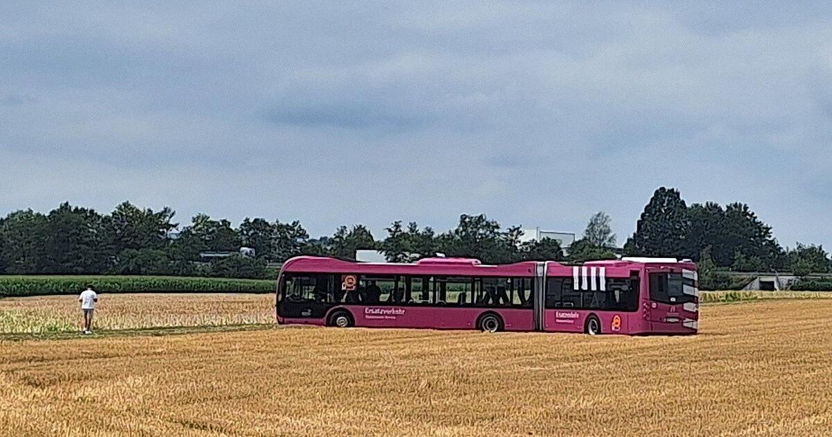 Rail Replacement Service Gone Astray: How Does a Bus End Up in a Grain ...