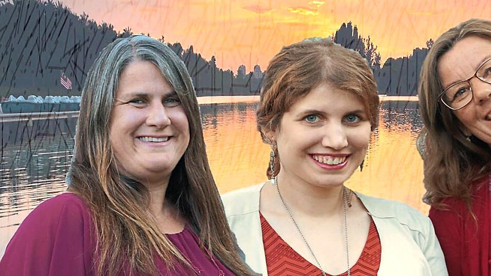 Bettina Walter Heinz, Janina Zimmermann und Claudia Schwalme (v. l.) sind drei Musikerinnen, die ein hochwertiges Programm für das Konzert an einem Spätsommerabend zusammengestellt haben.