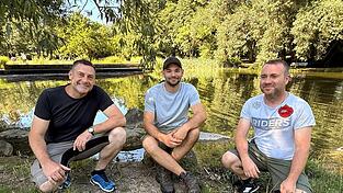 Die drei vom Amt f&uuml;r Stadtgr&uuml;n: Anton K&ouml;stelmeier, Peter Matthias und Florian Bacher (von links).