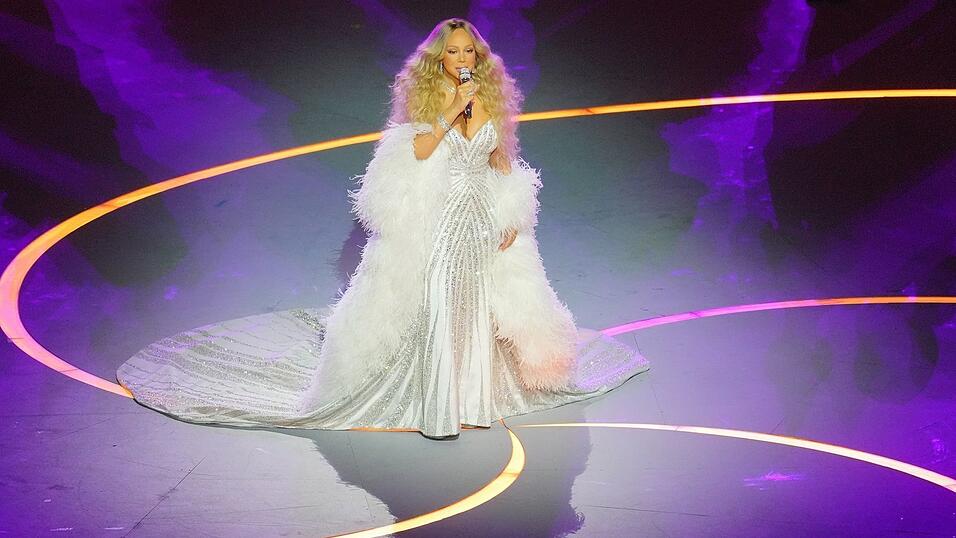 Sang «Volare»: US-Superstar Mariah Carey. Sang «Volare»: US-Superstar Mariah Carey.