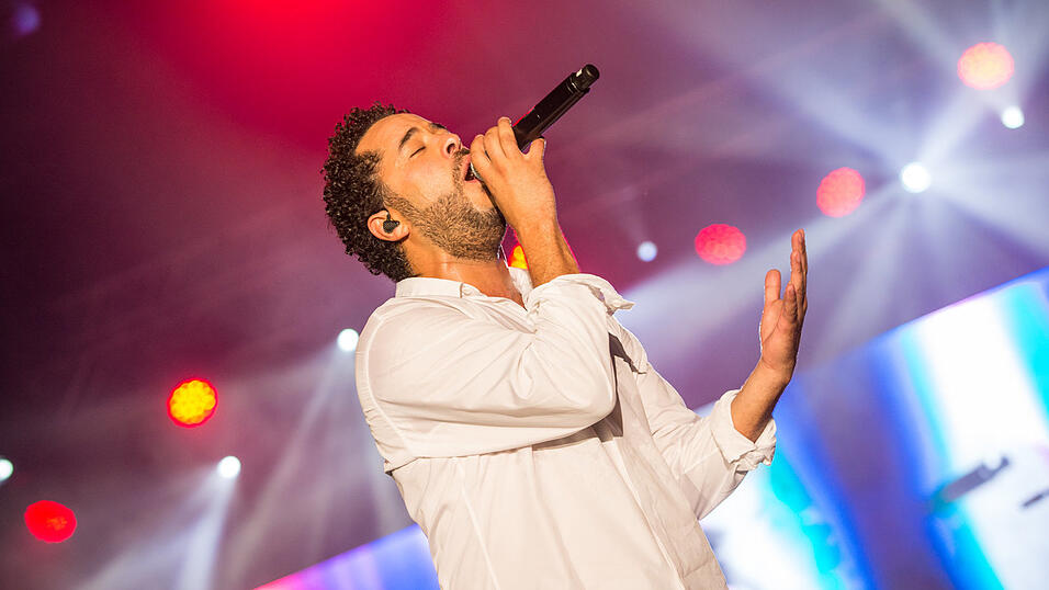 Der letzte Gig des Abends am Samstag: Adel Tawil. Foto: Mathias Adam