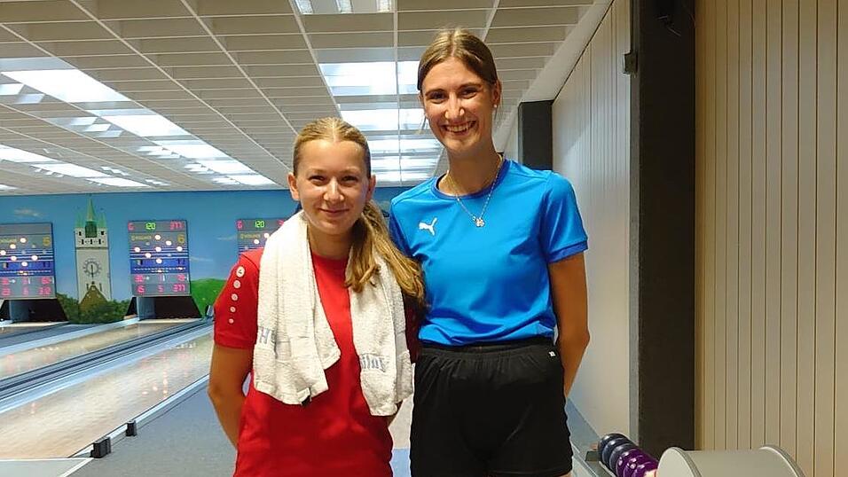 Julia Kantsperger (l.) und Sonja Gahr erreichten den achten Platz bei der Bayerischen Meisterschaft Tandem alt.