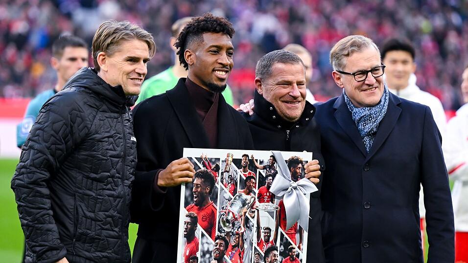 Kingsley Coman wurde am Wochenende offiziell verabschiedet.