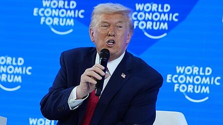 Der bizarre Auftritt von US-Pr&auml;sident Donald Trump am Mittwoch beim Weltwirtschaftsforum in den Schweizer Alpen hatte wenig Beruhigendes.