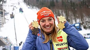 Katharina Schmid beendet ihre Karriere. (Archivbild)