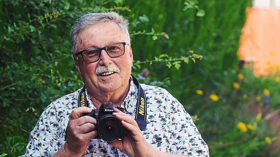 Reporter Wenzel Neumann in seinem Garten in Sünching. 'Ich bin gerne unter Leuten', sagt er. Reporter Wenzel Neumann in seinem Garten in Sünching. 'Ich bin gerne unter Leuten', sagt er.