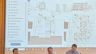 Keine Debatte gab es &uuml;ber die Pl&auml;ne f&uuml;r ein Mehrfamilienhaus im Bereich &bdquo;Zum Alten Hofgarten&ldquo; in der Oberen Stadt.