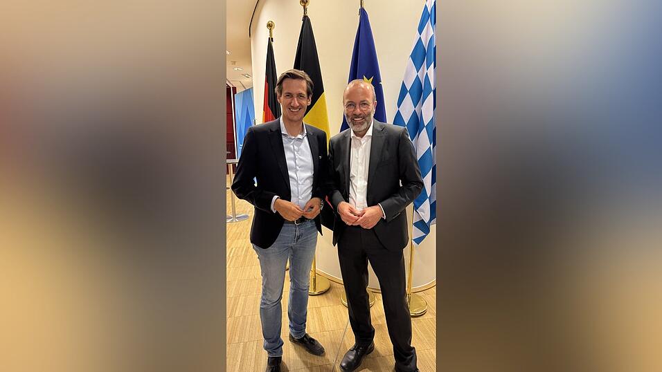 MdL Stefan Ebner mit EVP-Fraktionschef Manfred Weber MdL Stefan Ebner mit EVP-Fraktionschef Manfred Weber