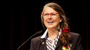 DLRG-Präsidentin Ute Vogt. DLRG-Präsidentin Ute Vogt.