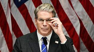 Sucht Kandidaten für den Fed-Chefposten: US-Finanzminister Bessent. (Archivbild)
