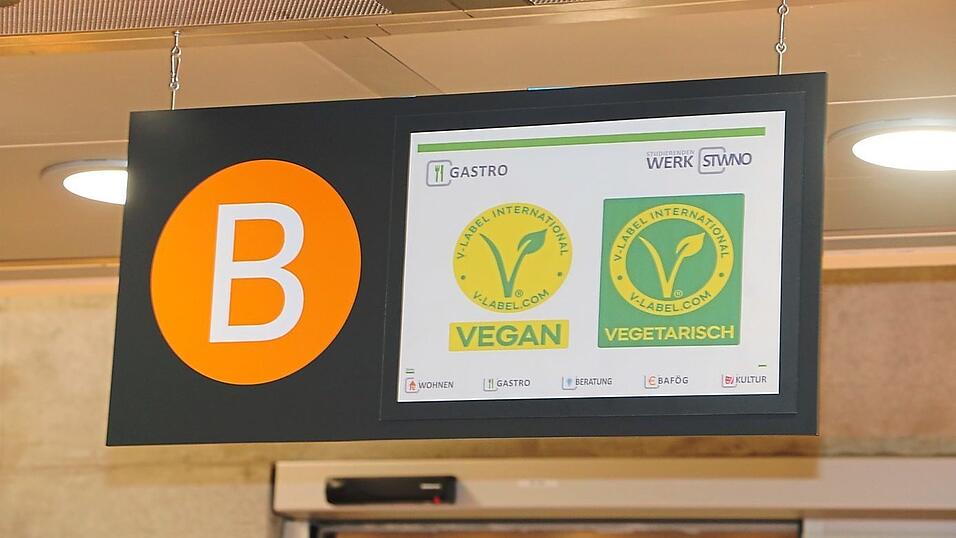 Zusätzlich zur vegetarisch/veganen Campus Coffeebar bietet die Mensa der Hochschule jeden Tag ein vegetarisches und veganes Gericht an. Zusätzlich zur vegetarisch/veganen Campus Coffeebar bietet die Mensa der Hochschule jeden Tag ein vegetarisches und veganes Gericht an.