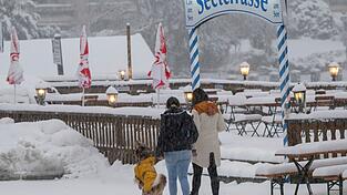 Der Winter in Bayern gibt auch kurz vor dem Osterfest nur ganz allmählich auf. (Archivbild) Der Winter in Bayern gibt auch kurz vor dem Osterfest nur ganz allmählich auf. (Archivbild)