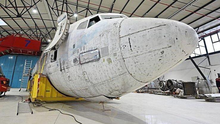 Aktuell steht das Lufthansa-Flugzeug „Landshut“ in Friedrichshafen am Bodensee. Aktuell steht das Lufthansa-Flugzeug „Landshut“ in Friedrichshafen am Bodensee.