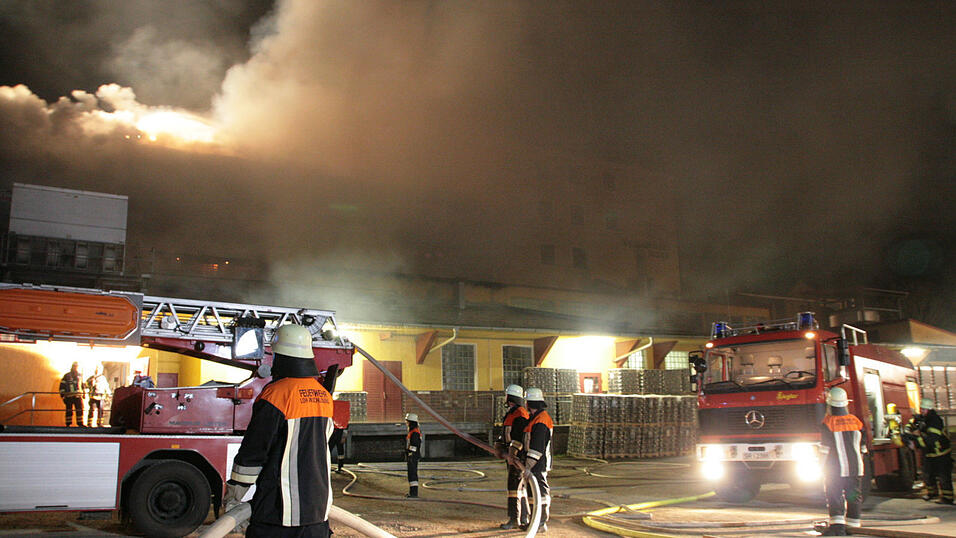 Bei dem Brand in der Irlbacher Schlossbrauerei entstand ein Millionenschaden. Foto: kamera24.tv