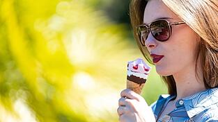 Temperaturen von teils über 31 Grad – perfektes Wetter für ein Eis. Temperaturen von teils über 31 Grad – perfektes Wetter für ein Eis.