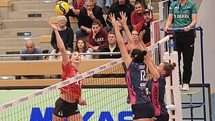 Etwas mehr Gegenwehr: Das erwartet die Roten Raben Vilsbiburg um Außenangreiferin Alayna Crabtree (am Ball) voraussichtlich beim Tabellensechsten Grimma. Trotzdem soll der zehnte Sieg im elften Spiel her. Etwas mehr Gegenwehr: Das erwartet die Roten Raben Vilsbiburg um Außenangreiferin Alayna Crabtree (am Ball) voraussichtlich beim Tabellensechsten Grimma. Trotzdem soll der zehnte Sieg im elften Spiel her.