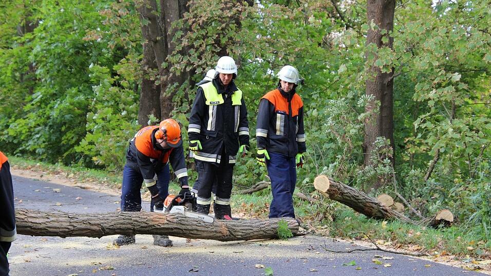 So wütete Sturmtief 'Fabienne' am Sonntag in der Oberpfalz. Zugausfälle, umgestürzte Bäume und sogar eine meterlange Kirchweihbaumspitze, die auf das Dach eines Festzeltes krachte. So wütete Sturmtief 'Fabienne' am Sonntag in der Oberpfalz. Zugausfälle, umgestürzte Bäume und sogar eine meterlange Kirchweihbaumspitze, die auf das Dach eines Festzeltes krachte.