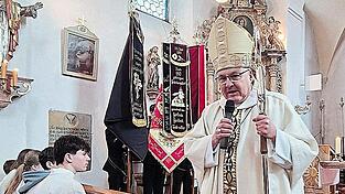 Die Predigt des Bischofs.