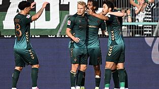 Werder nutzte die Abwehrschwächen Gladbachs gnadenlos aus
