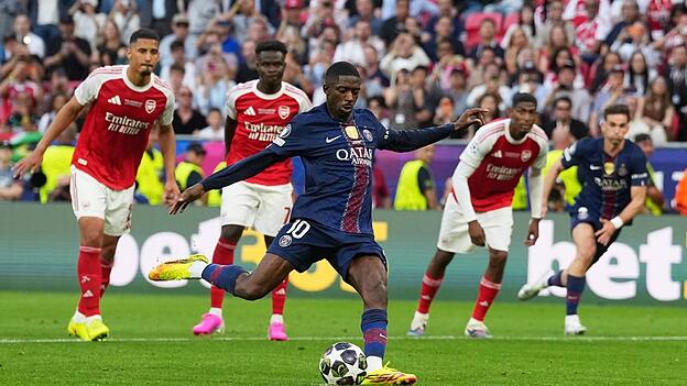 Ousmane Dembele sorgt f&uuml;r den Ausgleich.
