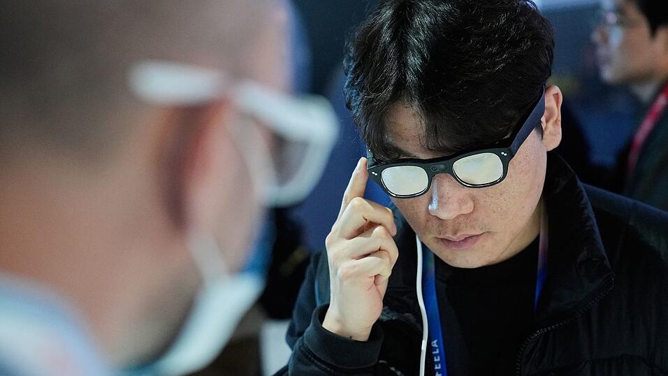 Smarte Brillen waren auf der CES sehr populär. Smarte Brillen waren auf der CES sehr populär.