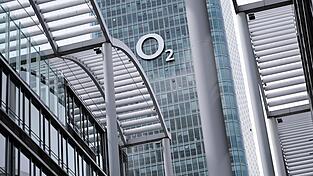 Blick auf die O2-Zentrale in München. Blick auf die O2-Zentrale in München.