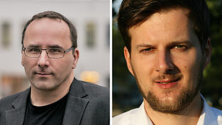 Politikwissenschaftler Michael Weigl (links) und TikTok-Experte Martin Fuchs.