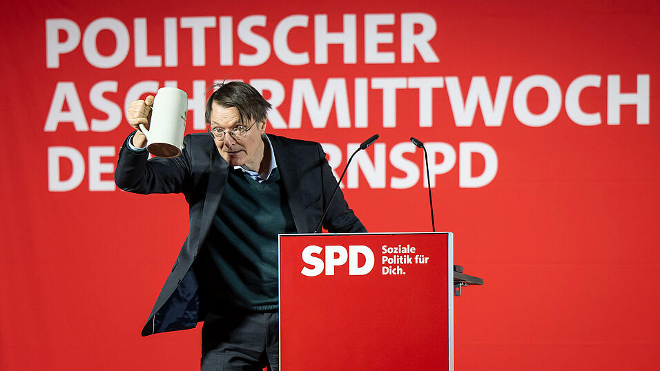Bundesgesundheitsminister Karl Lauterbach sprach am Politischen Aschermittwoch der SPD. Bundesgesundheitsminister Karl Lauterbach sprach am Politischen Aschermittwoch der SPD.