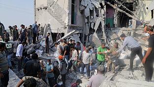 Am 28.2.2026 liegt die M&auml;dchenschule in Minab in Tr&uuml;mmern. (Archivbild)