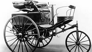 Der 1886 patentierte Motorwagen von Carl Benz gilt als das erste Automobil der Welt.