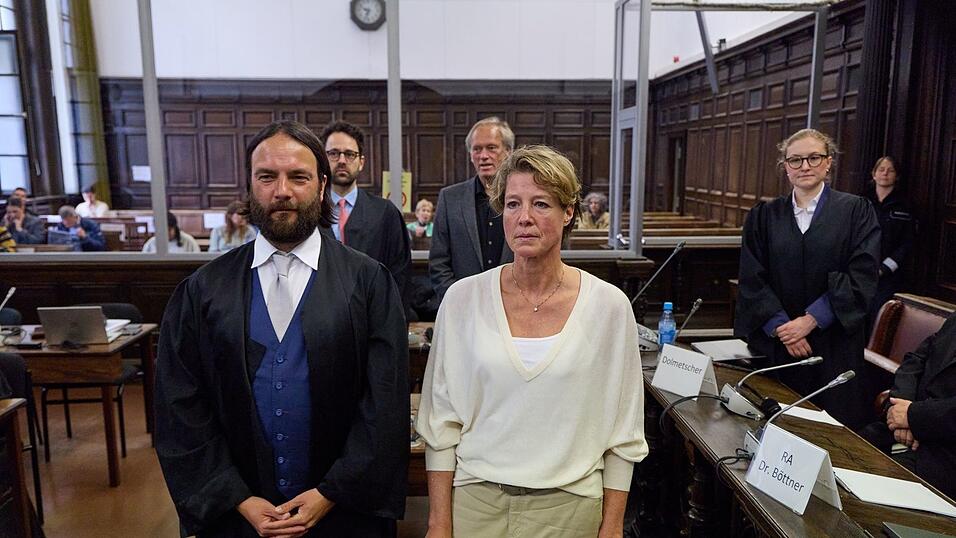 Christina Block ist eine von sieben Angeklagten im Prozess. Christina Block ist eine von sieben Angeklagten im Prozess.