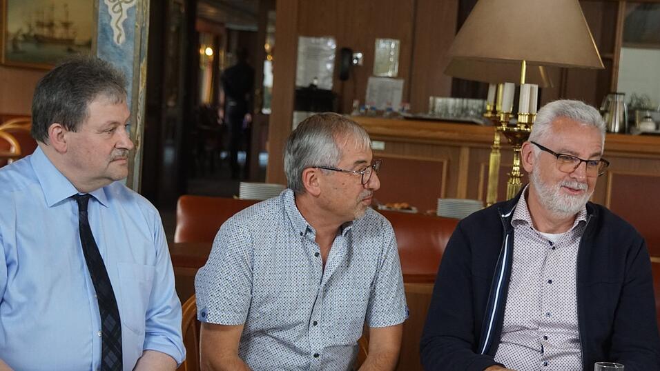 Ziehen ein positives Gesamtfazit: J&uuml;rgen Sommer, Thomas Schmalzl und Wilhelm Baumer.