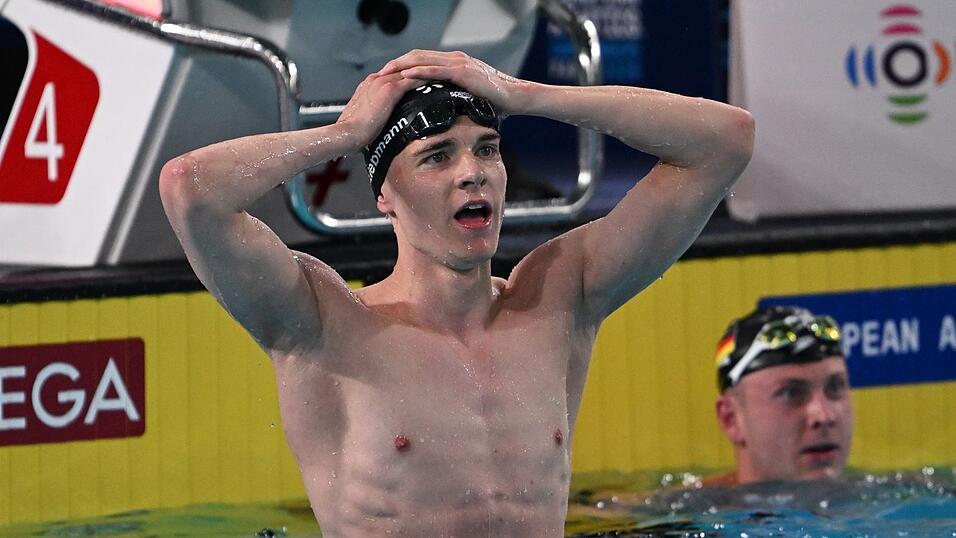 Johannes Liebmann verblüfft die Schwimm-Welt. Johannes Liebmann verblüfft die Schwimm-Welt.