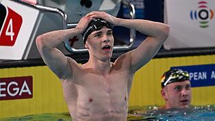 Johannes Liebmann verblüfft die Schwimm-Welt. Johannes Liebmann verblüfft die Schwimm-Welt.